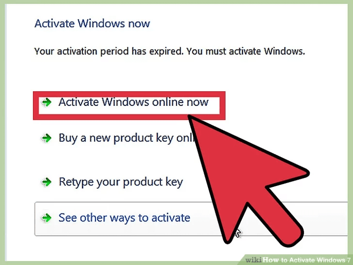 2 Pasi de activare Windows 7