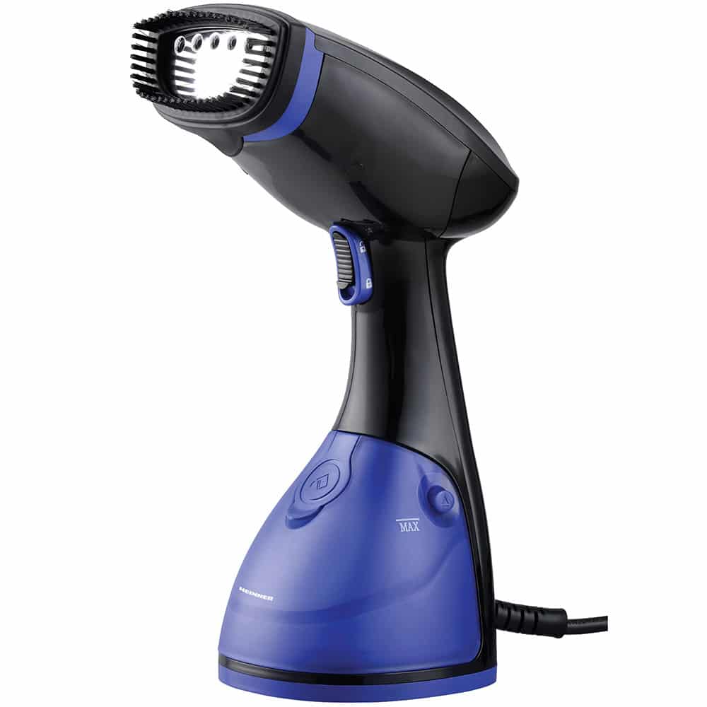 Aparat de calcat vertical Heinner HGS-1600BK, 1630 W, rezervor detasabil 250ml, Negru