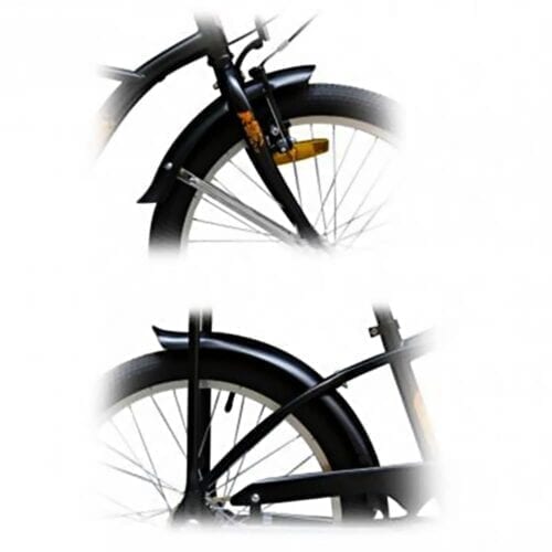 Aparatori Pegas Strada Mini + suport, culoare negru, FD-STRADAMINI-BK