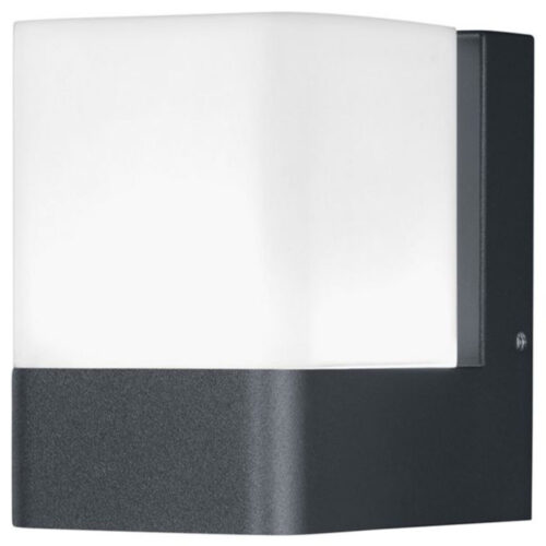 Aplica LED de exterior Osram Ledvance Smart, Wi-Fi, RGBW, 9.5W, 450 lm, Lumina alba si color, Aluminiu, Gri inchis, 000004058075478114