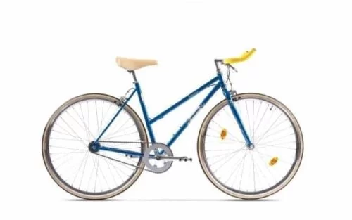 Bicicleta Pegas Clasic 2S Bull Lady, cadru CrMo 19.5inch, 2 viteze, roti 28inch, culoare bleu, CLASIC2SL-B50BLE