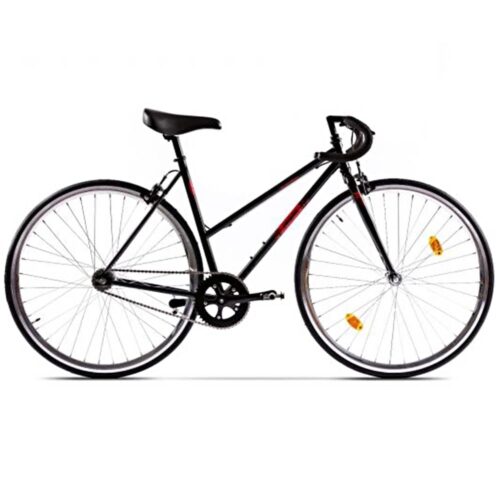 Bicicleta Pegas Clasic 2S Drop Lady, cadru CrMo 19.5inch, 2 viteze, roti 28inch, culoare negru, CLASIC2SL-D50BLK