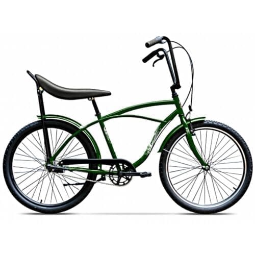 Bicicleta Pegas Strada 1, cadru otel 17inch, 1 viteza, roti 26inch, culoare verde natura, 19STRADA1ST1SGRE
