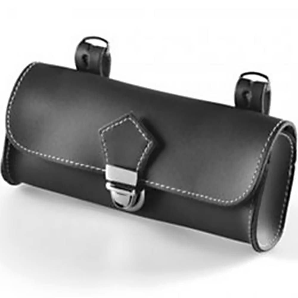 Borseta pentru sa bicicleta Montegrappa, model 0015NE, material piele, culoare negru, MTGRP-0015-NE