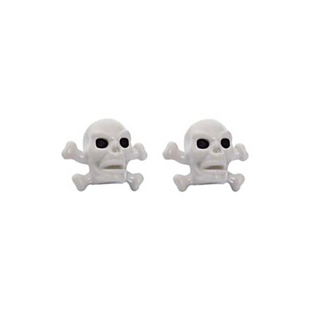 Capac Valva Craniu si Oase, 2 buc, Plastic, Alb, NZ-KULO-WH