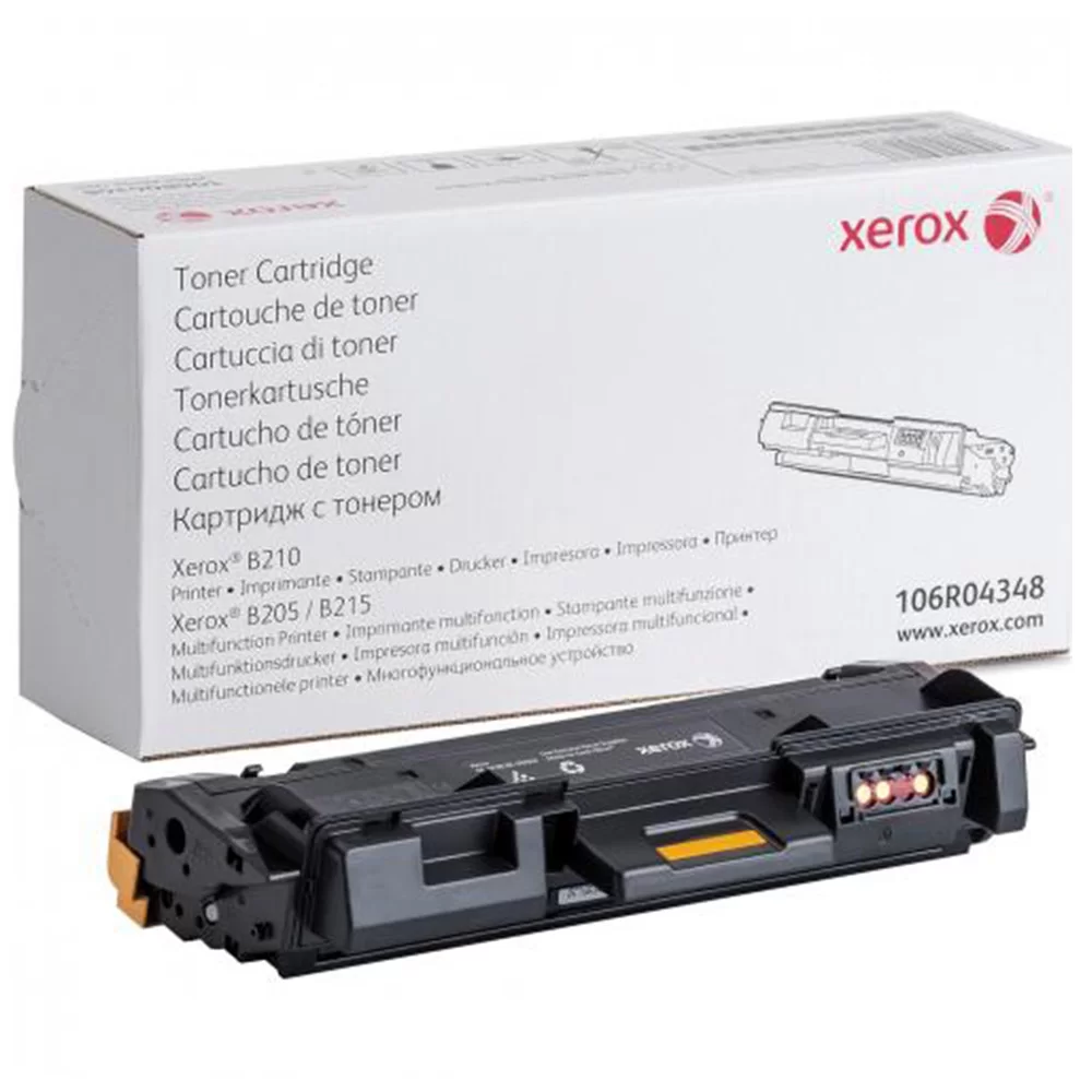 Cartus Toner Xerox 106R04348, Negru, 3 k, Pentru B210V, B205V, B215V