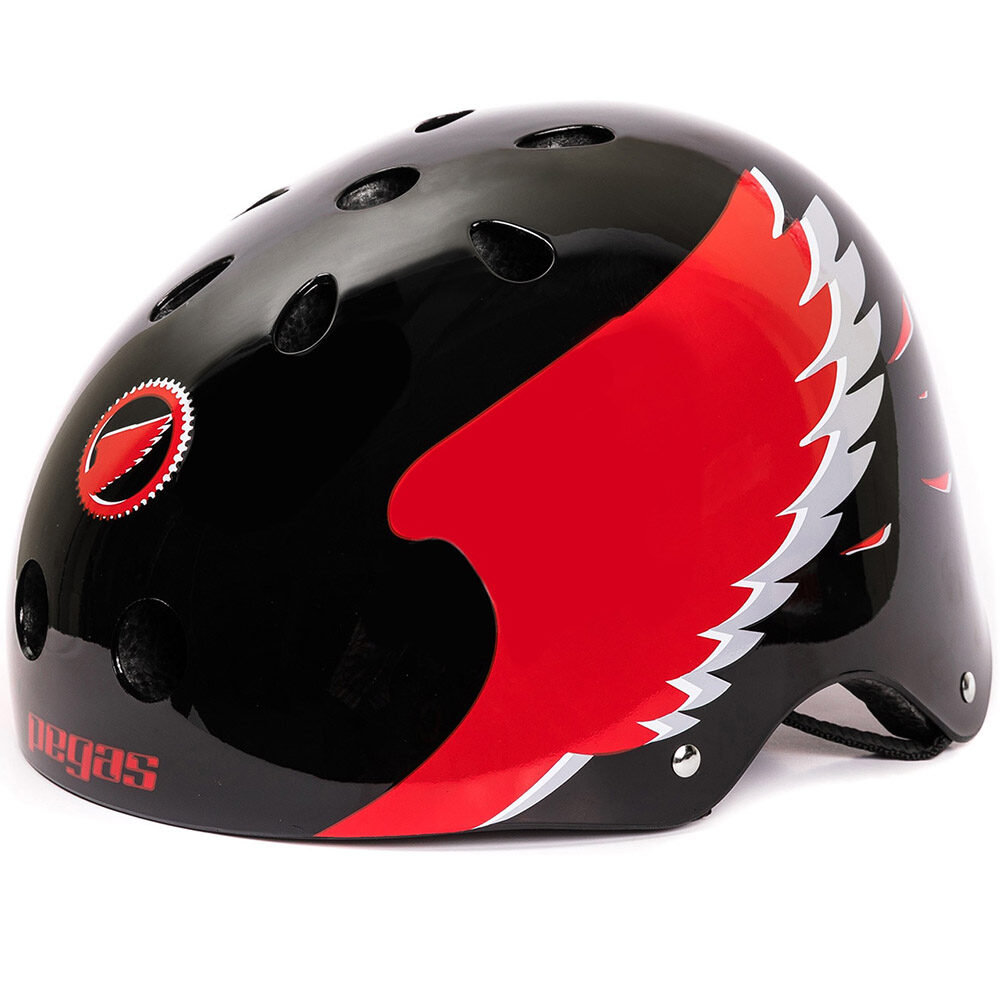 Casca protectie Pegas Robita, Marime 58-61cm/L, Negru Rosu, CP501L