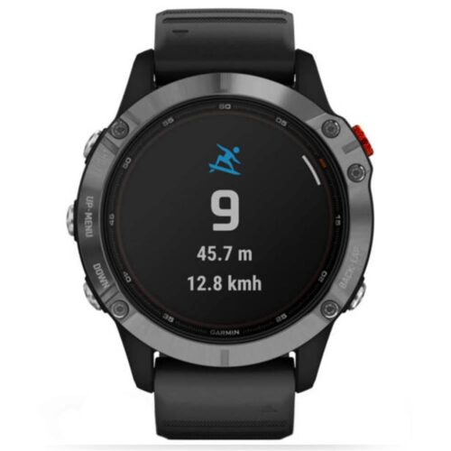 Ceas smartwatch Garmin Fenix 6S, Instinct Solar, 42 mm, GPS, Dark Silver / Black, 010-02410-00