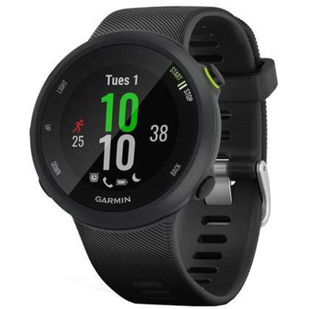 Ceas Smartwatch Garmin Forerunner 45, 1.04 inch, Curea Silicon, Negru, 010-02156-15