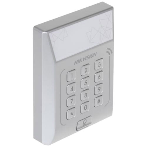 Controler stand-alone Hikvision cu tastatura si cititor card, DS-K1T801M
