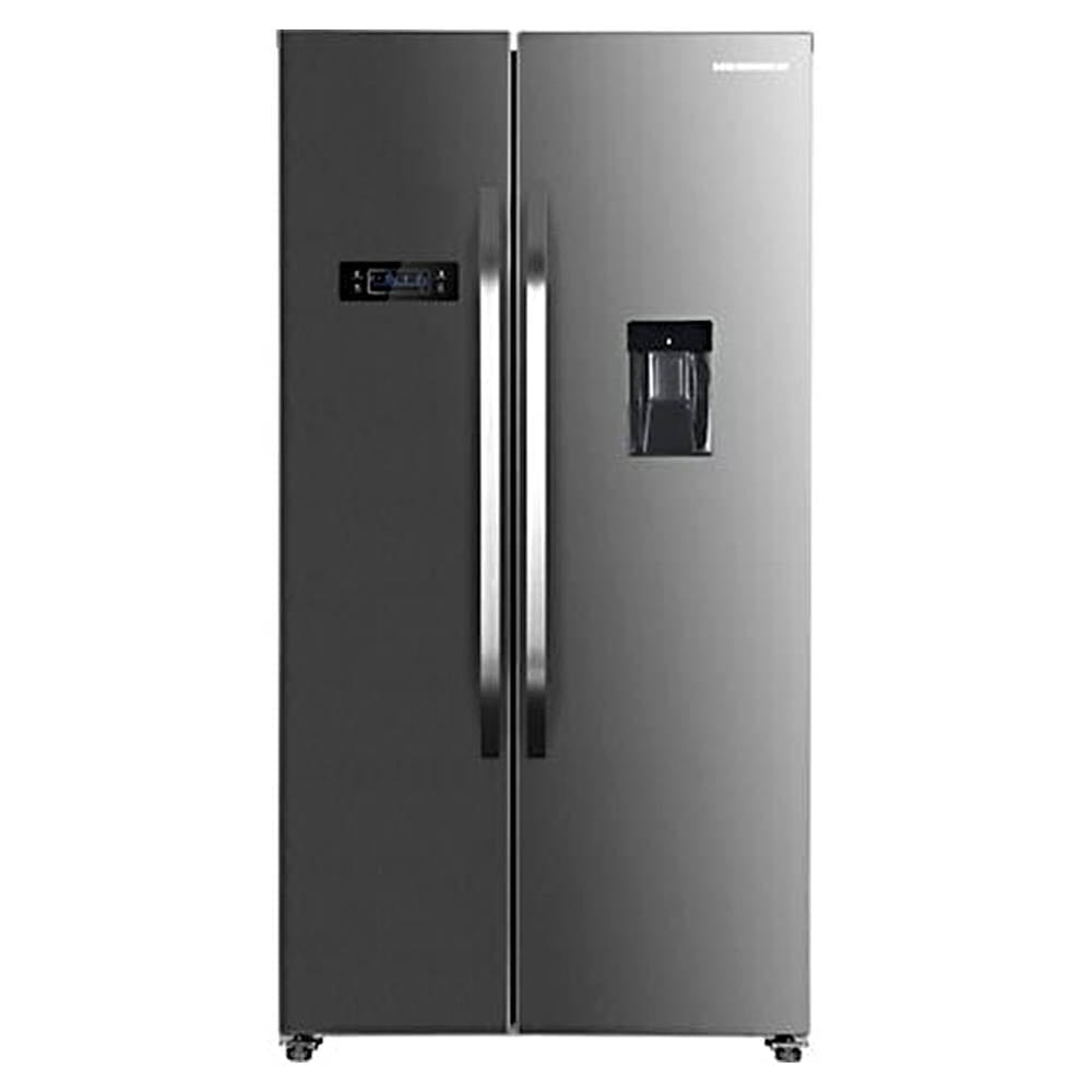 Frigider side by side Heinner HSBS-H439NFXWDE++, 433 l, No Frost, Clasa A++, H 176.5cm, argintiu, HSBS-H439NFXWDE++