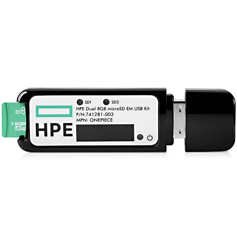HPE 32GB, microSD, RAID 1, USB Boot Drive, P21868-B21