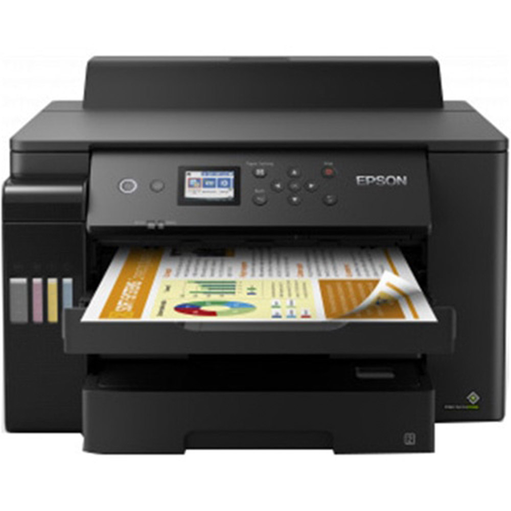 Imprimanta Inkjet Color CISS Epson L11160, Dimensiune A3+, Retea, Wireless, C11CJ04402