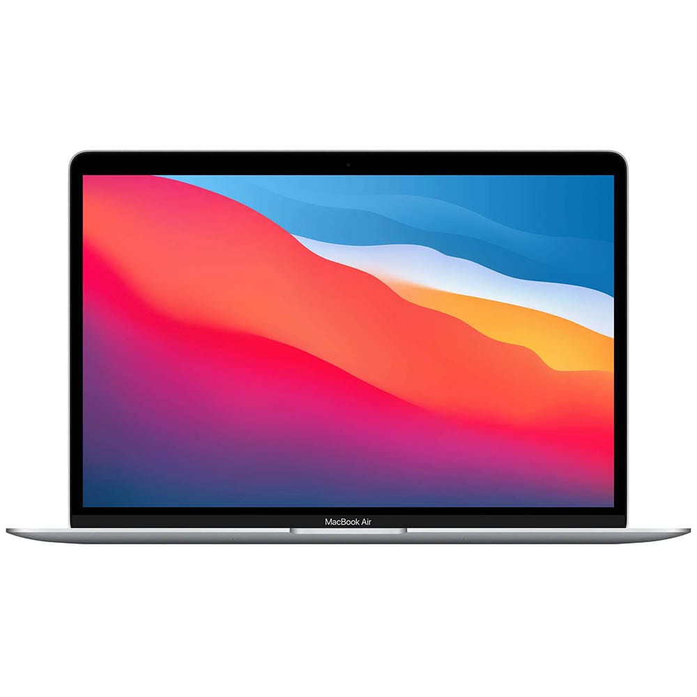 Laptop Apple MacBook Air 13-inch, True Tone, procesor Apple M1 , 8 nuclee CPU si 7 nuclee GPU, 8GB, 256GB, Silver, MGN93ZE/A