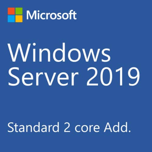 Licenta HPE Microsoft Windows Server Standard 2019, 2-Core, Addon License