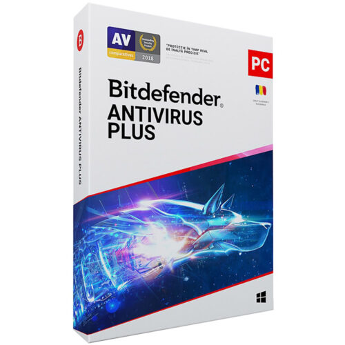 Licenta Retail Bitdefender Antivirus Plus, 1 an, 1 dispozitiv, New, AV03ZZCSN1201BEN