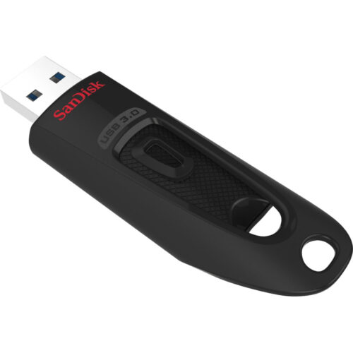 Memorie USB SanDisk Ultra, 128GB, USB 3.0, Negru, SDCZ48-128G-U46