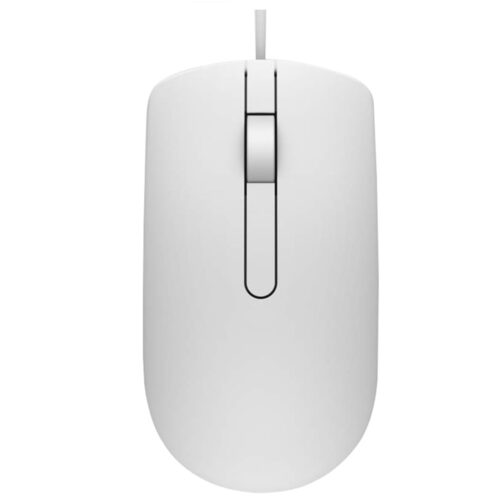 Mouse optic Dell MS116, Cu fir, 1000 dpi, USB, Alb, 570-AAIP