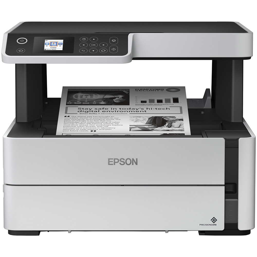 Multifunctional Inkjet Monocrom Epson EcoTank M2170, Duplex, Wireless, Retea, A4, C11CH43402