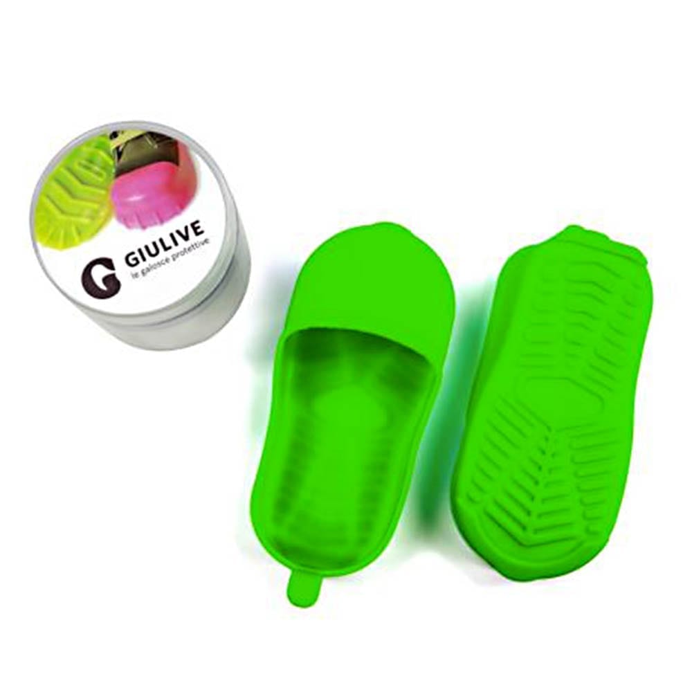 Protectie pentru incaltaminte din silicon Nfun, marime L 34-37, culoare verde, NFCVG016