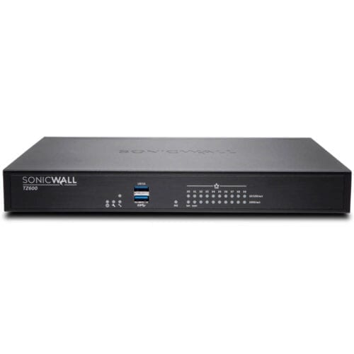Server Firewall SonicWall TZ600, 8x 1-GbE, 1x LAN, 1x WAN, 500 Mbps, DPI, 2x USB, 150 utilizatori, 01-SSC-0210