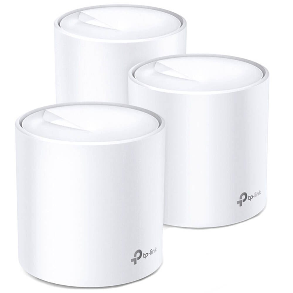 Sistem Wi-Fi Mesh TP-Link Deco X20, 3 pack, Dual-Band Gigabit AX1800, cu acoperire completa pentru casa
