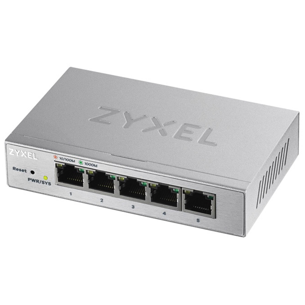 Switch ZyXEL GS1200-5, 5 Port Gigabit webmanaged, GS1200-5-EU0101F