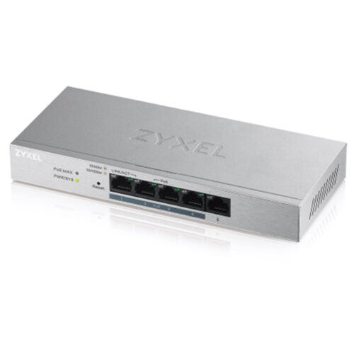 Switch ZyXEL GS1200-5HP v2, 5 porturi, PoE, GS1200-5HPV2-EU010