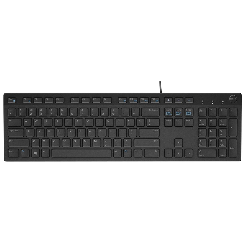 Tastatura multimedia Dell KB216, USB, Negru, 580-ADHK