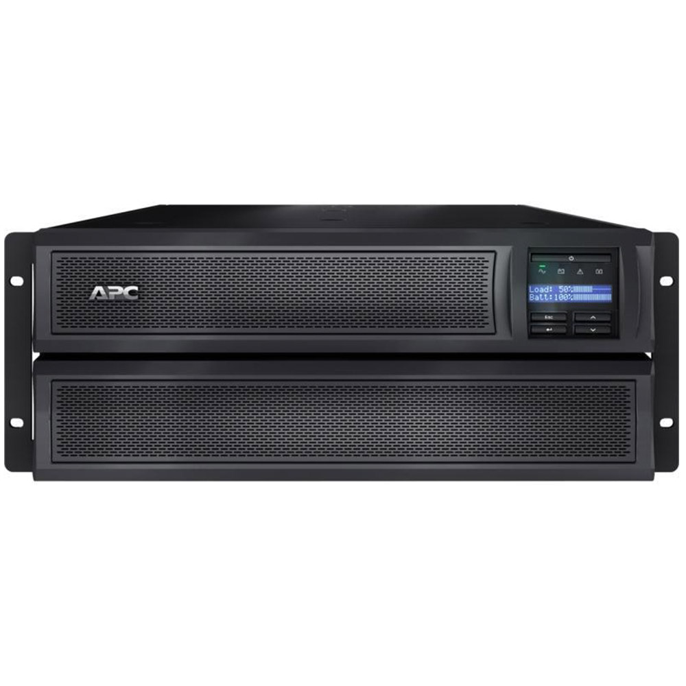 UPS APC SMX3000HV Smart Rack/Tower convertible 4U, 3000VA/2700W, 8 prize IEC C13, 2 prize IEC C19, LCD Display