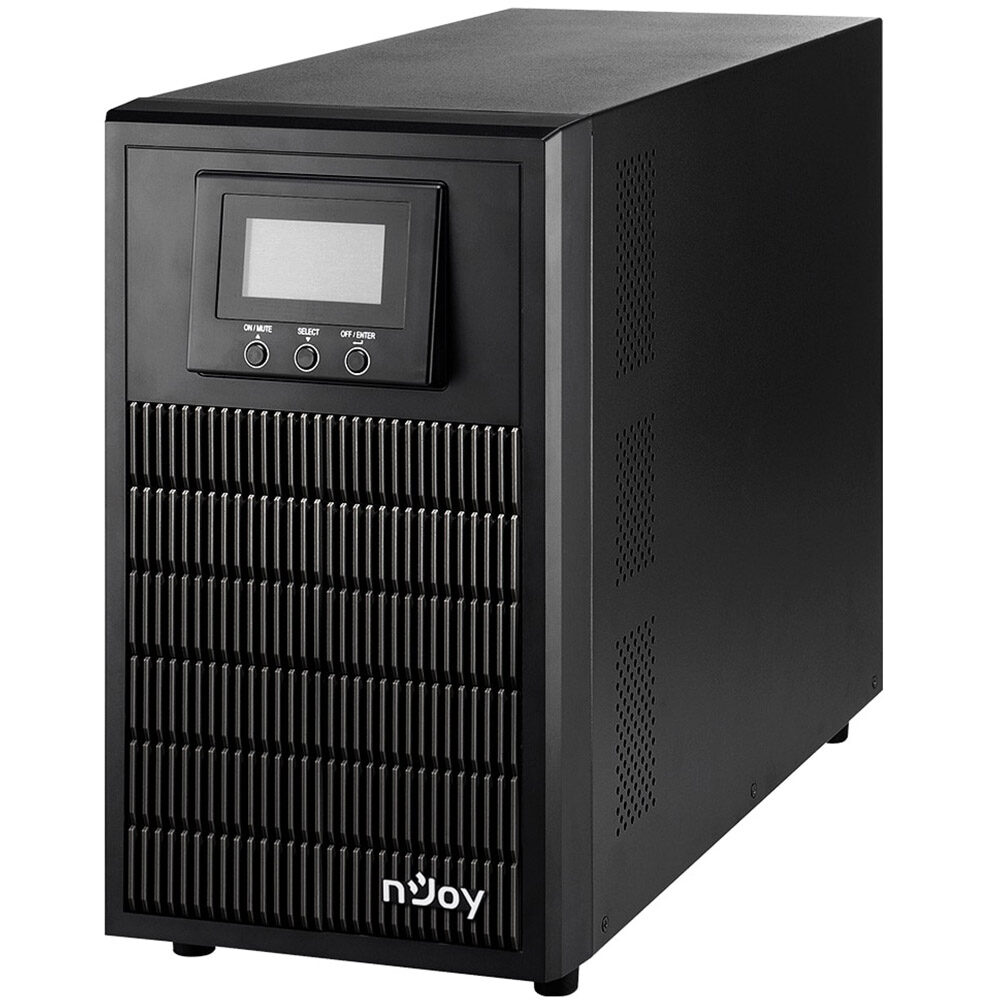 UPS nJoy Aten PRO 3000, 3000VA/2700W, LCD Display, 3 Schuko, PWUP-OL300AP-AZ01B
