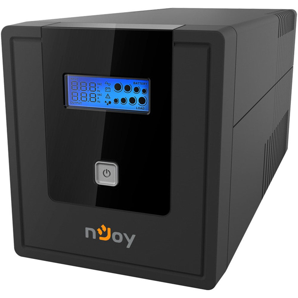 UPS nJoy Cadu 1000, 1000VA/600W, AVR, Auto-Restart, Ecran LCD, UPCMTLS610HCAAZ01B