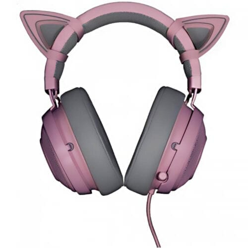 Urechi decorative Kitty Ears pentru casti Razer Kraken Quartz Ed., Roz, RC21-01140300-W3M1