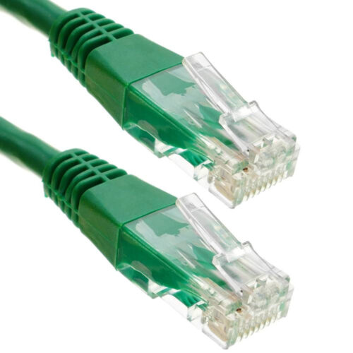 Cablu UTP RJ45-RJ45 Cat. 5e, 0.25m, verde, UTP-5E-0.25-GN, patchcord din cupru