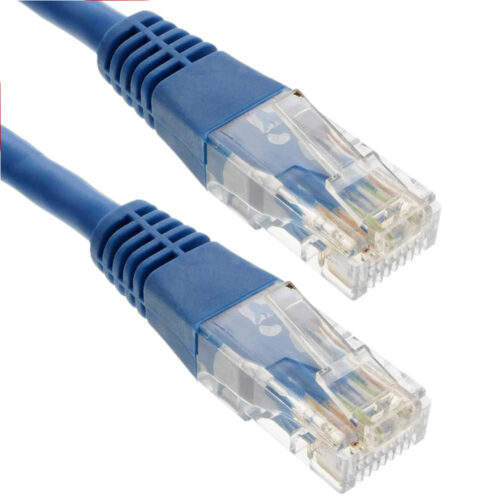 Cablu UTP RJ45-RJ45 Cat. 5e, 1m, albastru, UTP-5E-1-BL, patchcord din cupru