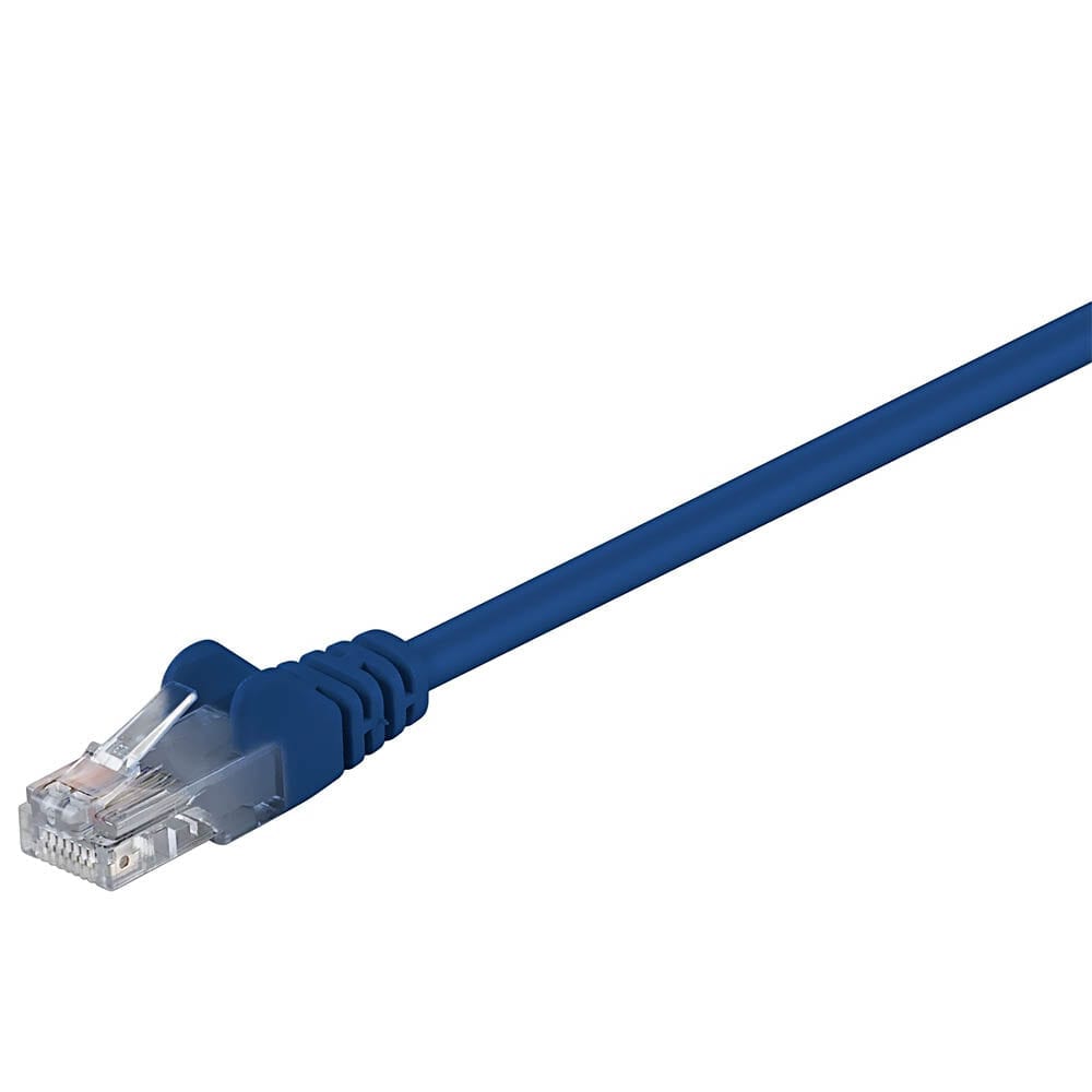 Patchcord UTP RJ45-RJ45, UTP-5E-0.5-BL, Cat. 5e, 0.5m, Albastru