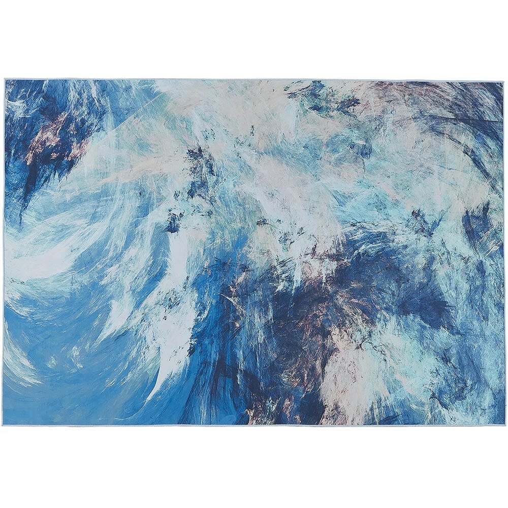 Covor Heinner cu print digital 3D, 100% poliester, 200 x 300cm, Galaxy, HR-3DRUG200-GLX