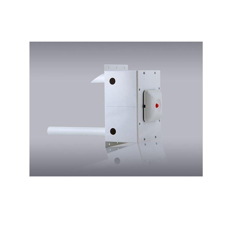 Duct smoke detector with built-in conventional smoke detector and LEDremote