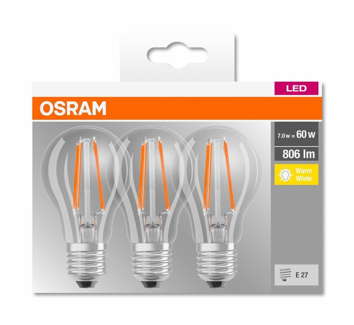 Set 3 becuri Led Osram