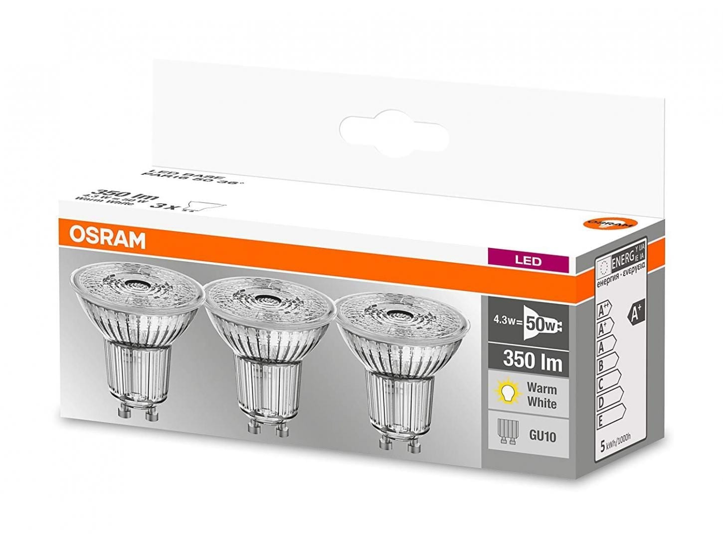 Set de 3 spot-uri Led Osram