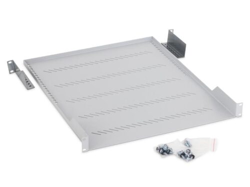 Raft fix perforat Triton 19" 1U/550 capacitate incarcare 40kg