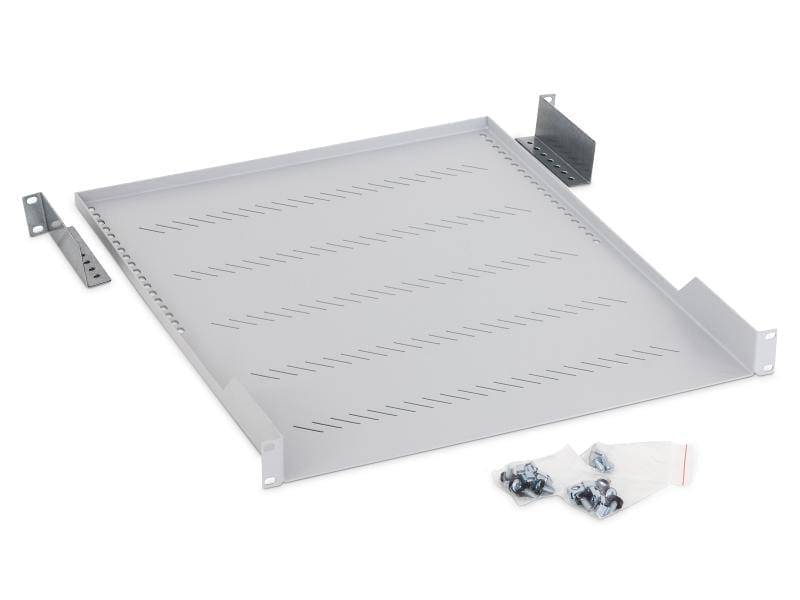 Raft fix perforat Triton 19" 1U/550 capacitate incarcare 40kg