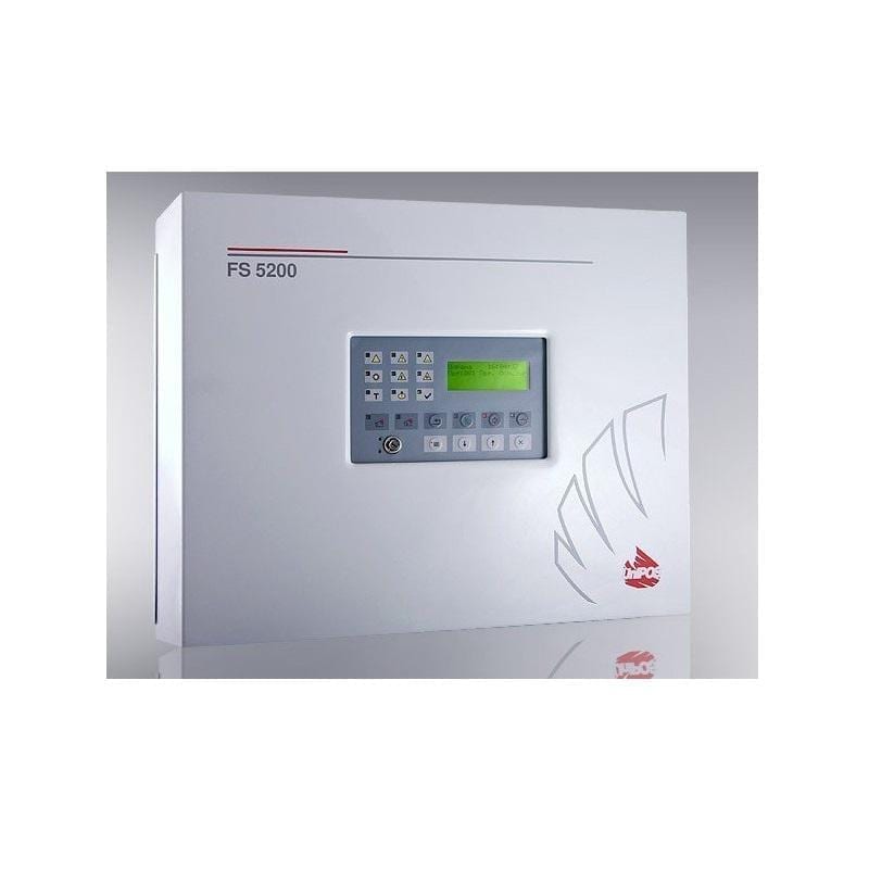 Conventional fire control panel FS5200:- 8 fire lines;- 1 monitored