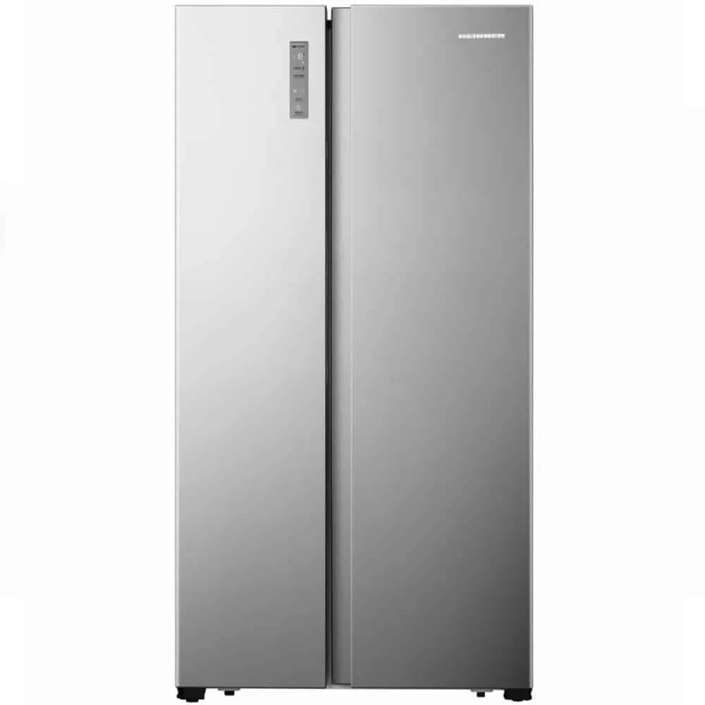 Combina Side by Side Heinner HSBS-520NFXF+, 519l, Clasa A+/F, Full No Frost, Display Touch, Inox