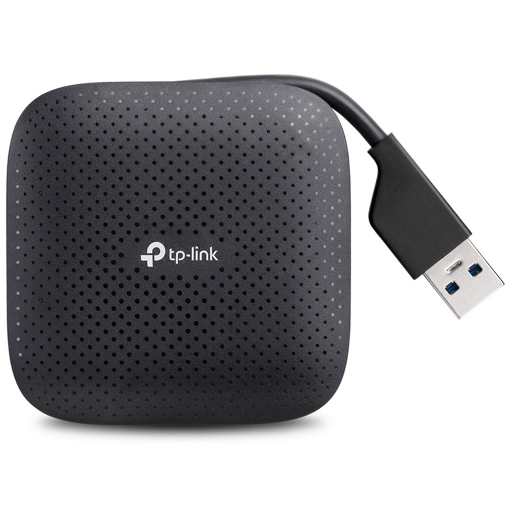 Hub USB TP-Link UH400, 4 porturi, USB 3.0, Negru