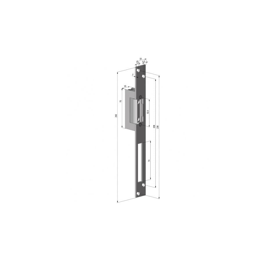 Electromagnet fail lock YALE YB17-12D-LR