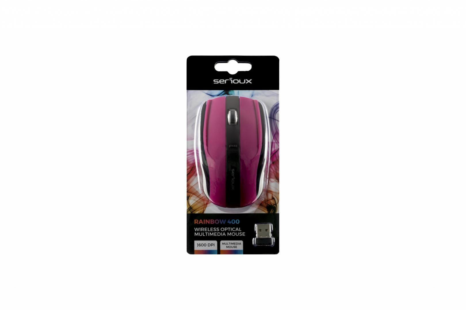 Mouse Wireless Serioux Rainbow 400