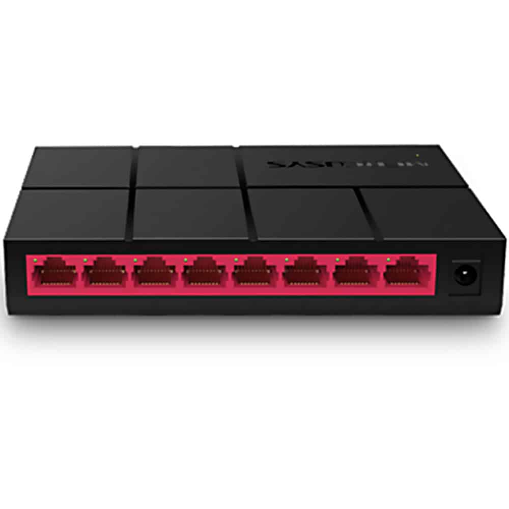 Switch Mercusys MS108G, 8 Ports, 10/100/1000 Mbps