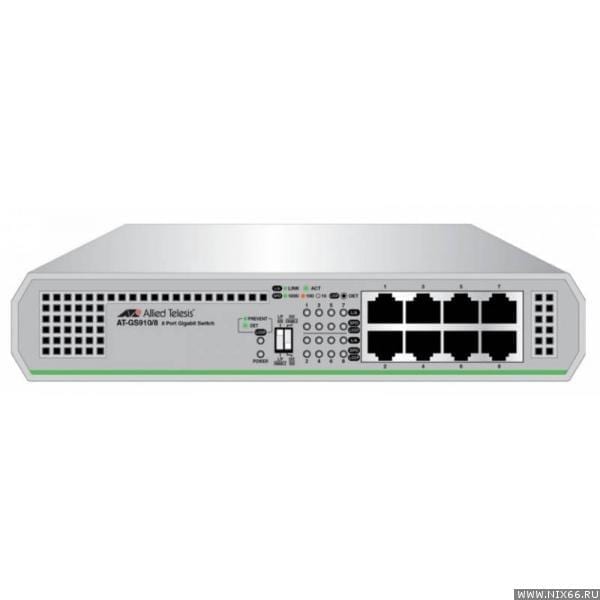 Switch ALLIED TELESIS 910 8 porturi Gigabit Layer 2