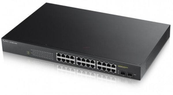 Zyxel GS1900-24 24-port GbE Smart Managed Switch with 2xSFP GbE